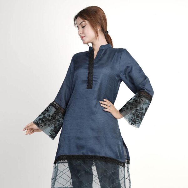 Womens Ethnic Tops (Teal Blue)