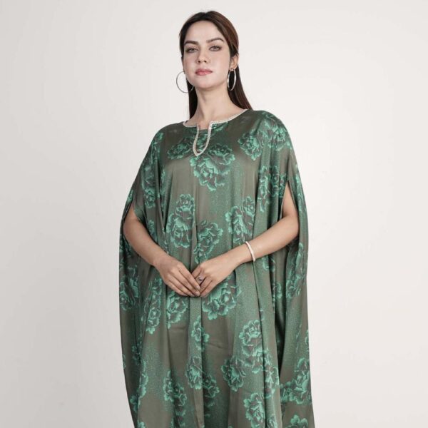Womens Kaftan (Flower Print)
